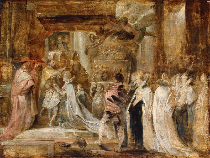 Peter Paul Rubens Coronation of Marie de Medicis. France oil painting art